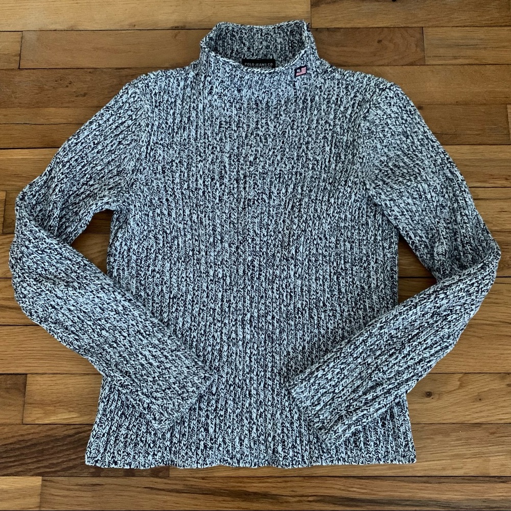 Vintage Ralph Lauren Turtleneck Ski Polo Sweater - Picture 2 of 11